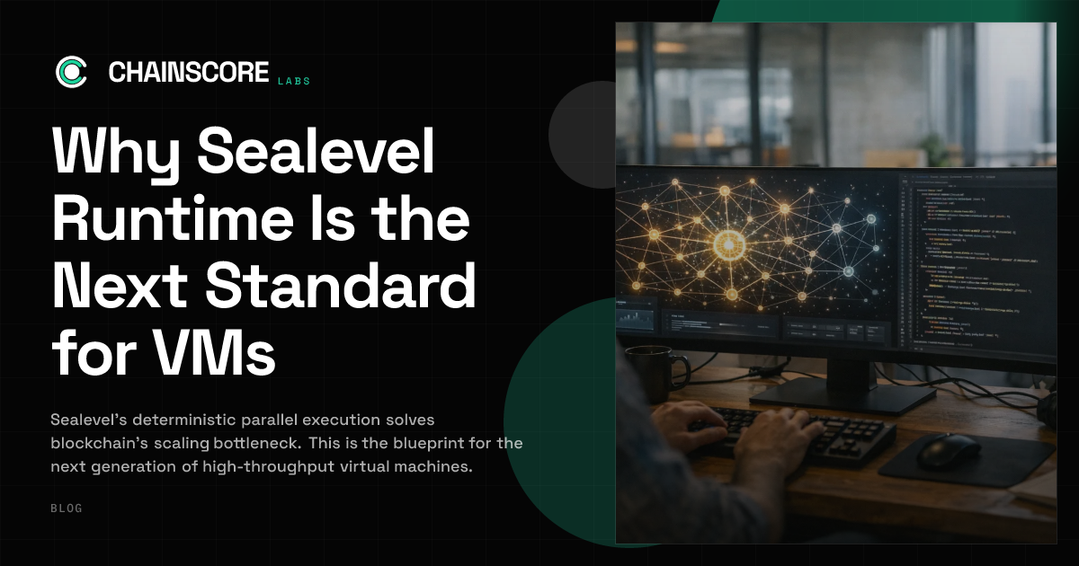 Why Sealevel Runtime Is the Next Standard for VMs | ChainScore Blog
