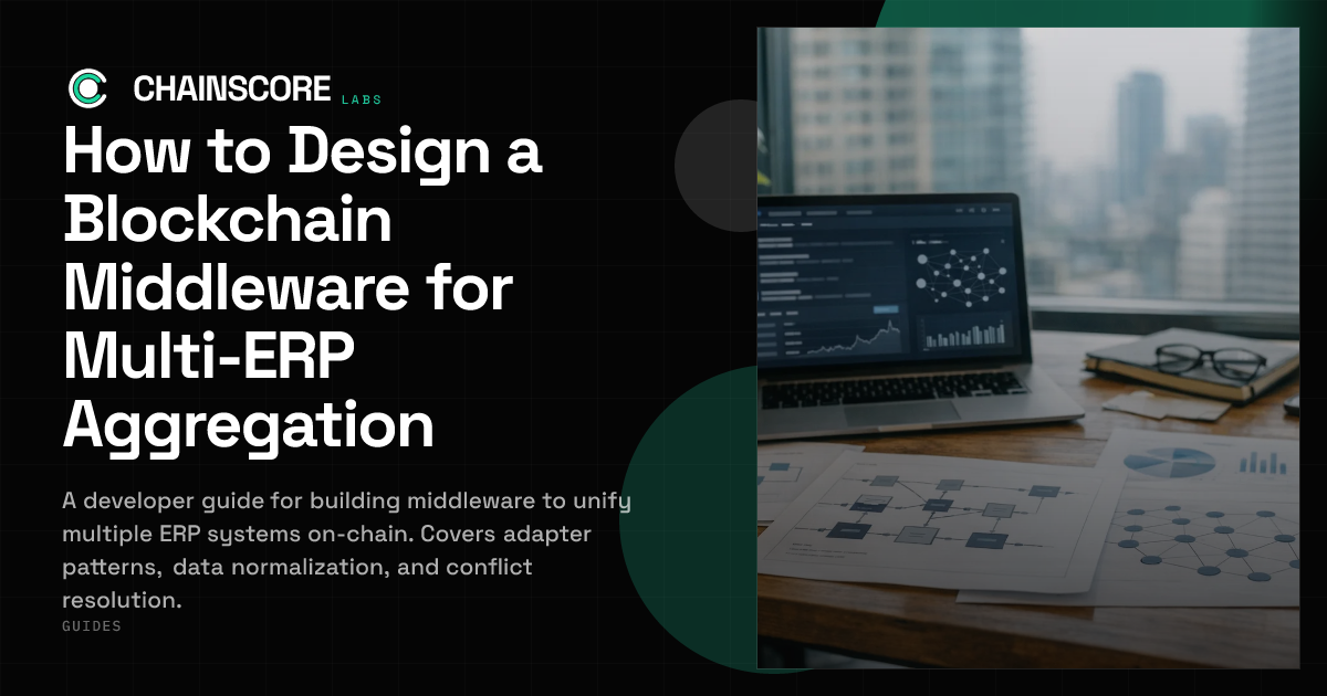 How to Design a Blockchain Middleware for Multi-ERP Aggregation ...