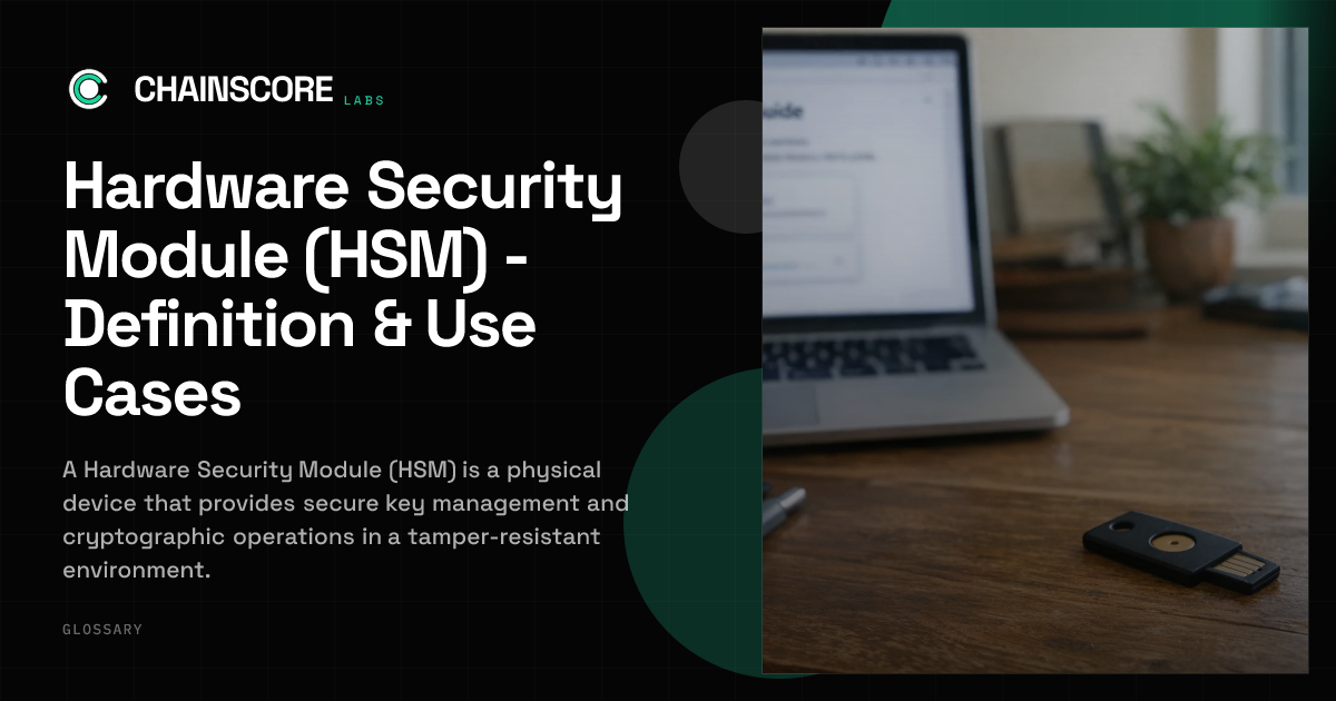 Hardware Security Module (HSM) - Definition & Use Cases | ChainScore ...