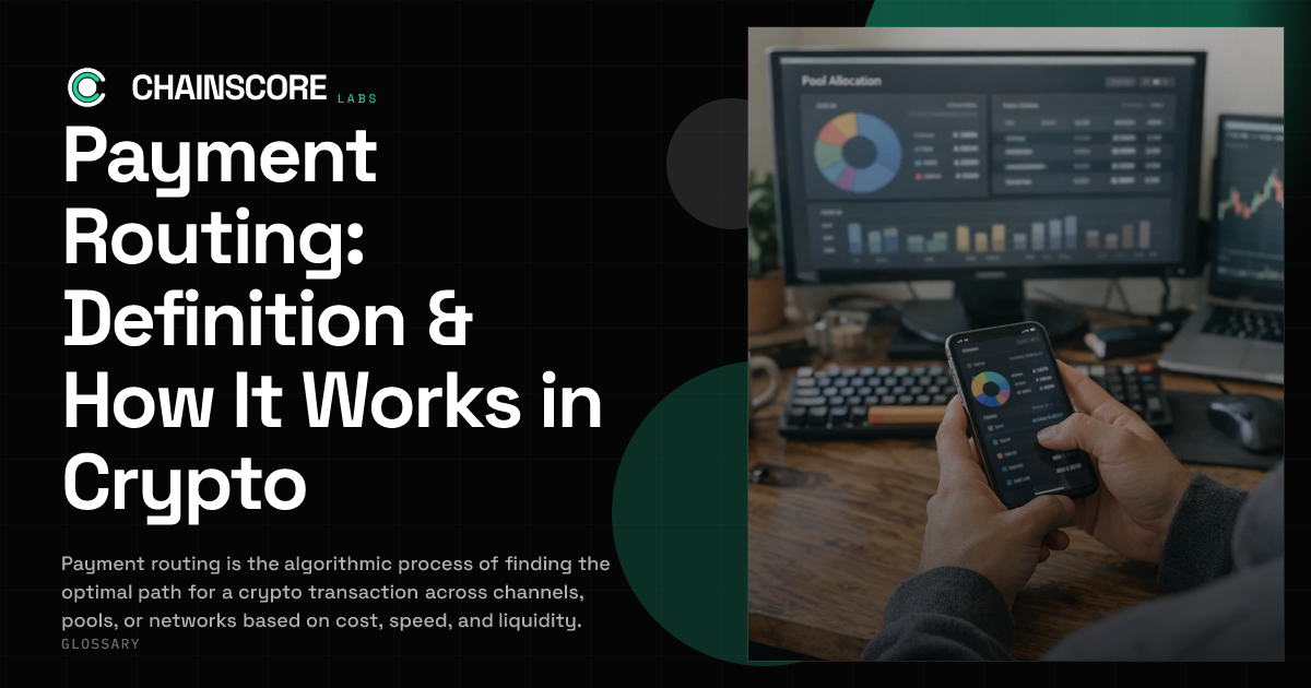 Payment Routing: Definition & How It Works in Crypto | ChainScore Glossary
