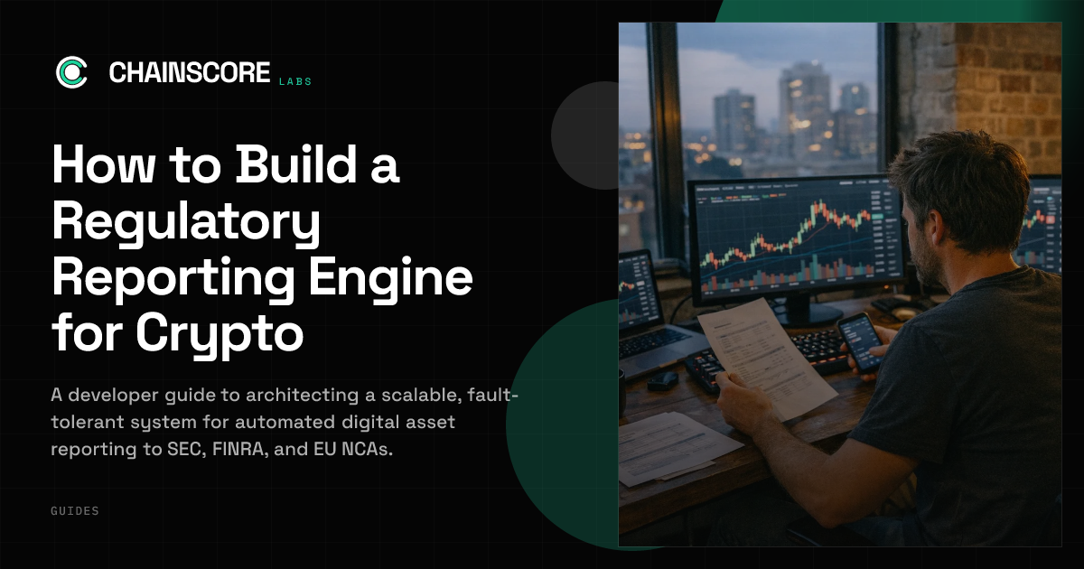  How to Build a Regulatory Reporting Engine for Crypto 