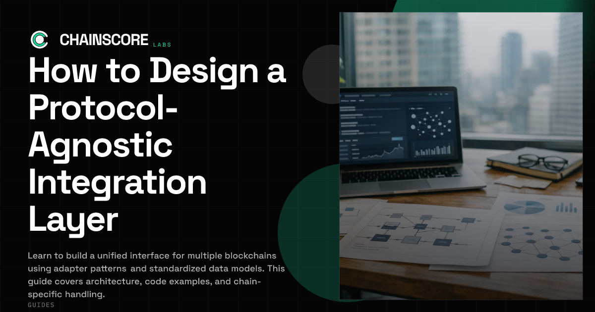 How to Design a Protocol-Agnostic Integration Layer | ChainScore Guides