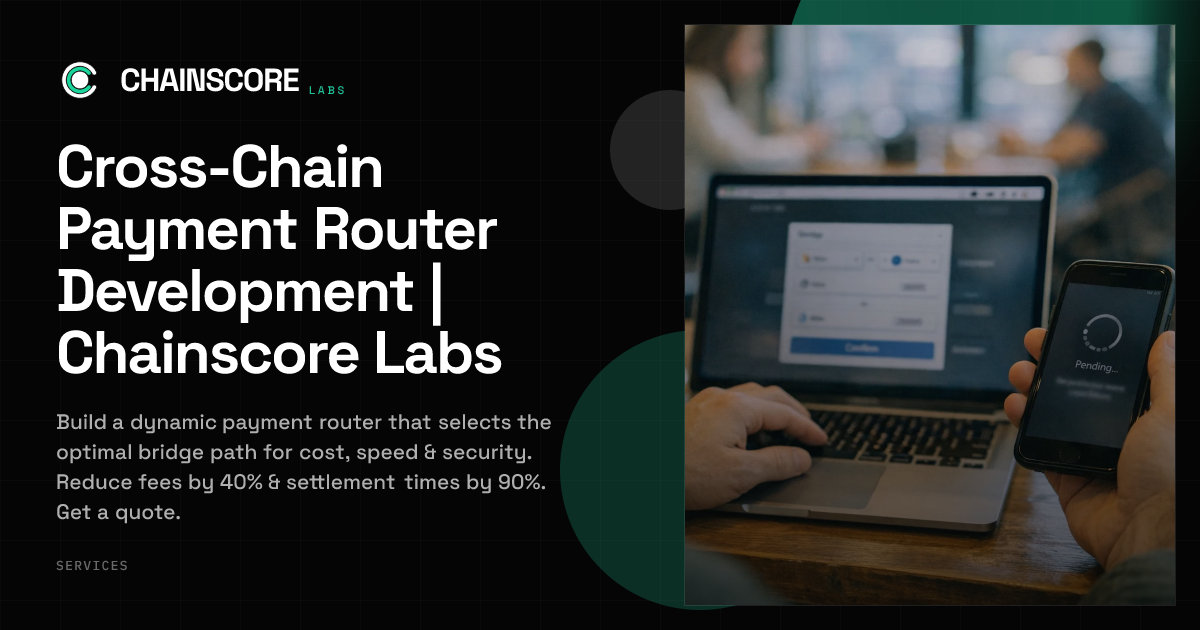 Cross-Chain Payment Router Development | Chainscore Labs